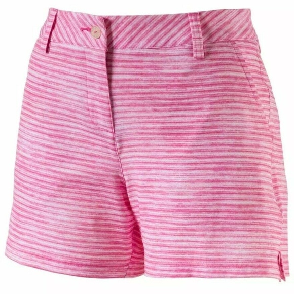 Puma Pants - Puma Womens 5” Printed Golf Shorts Shocking Pink